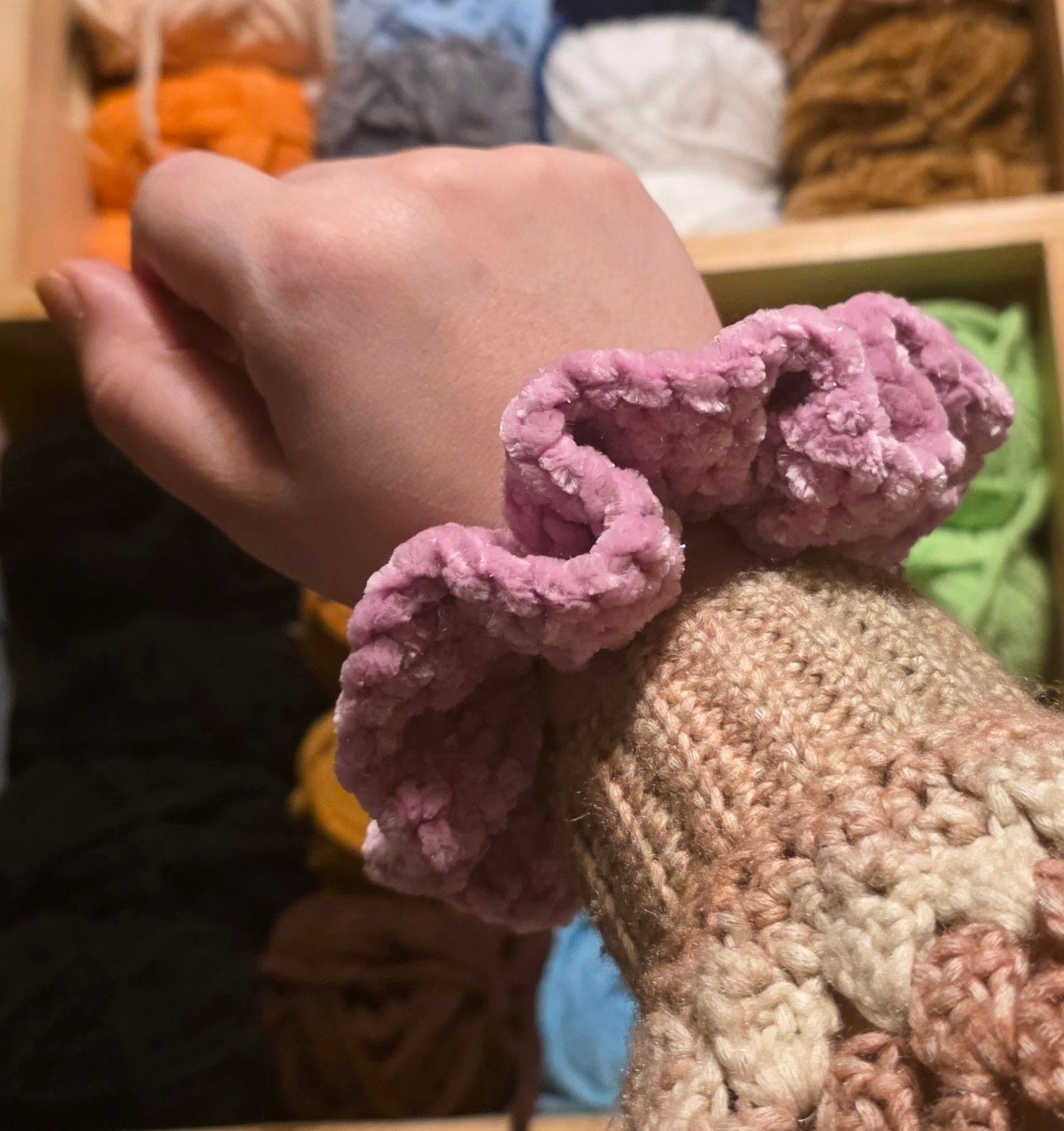 Sparkle Velvet Scrunchies