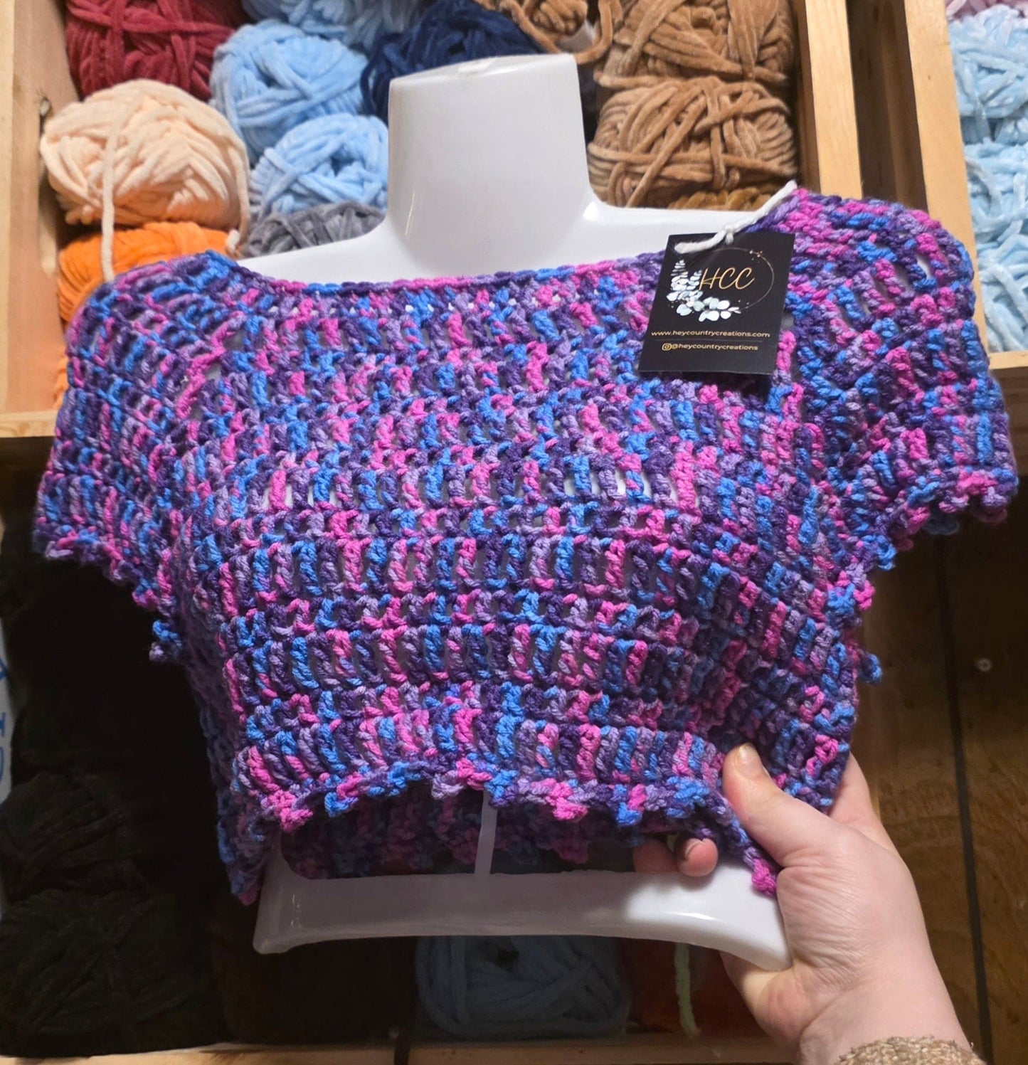 Orchard Mist Multi Cropped Tee