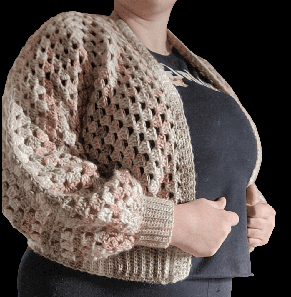 Hexagon Granny Cardigan