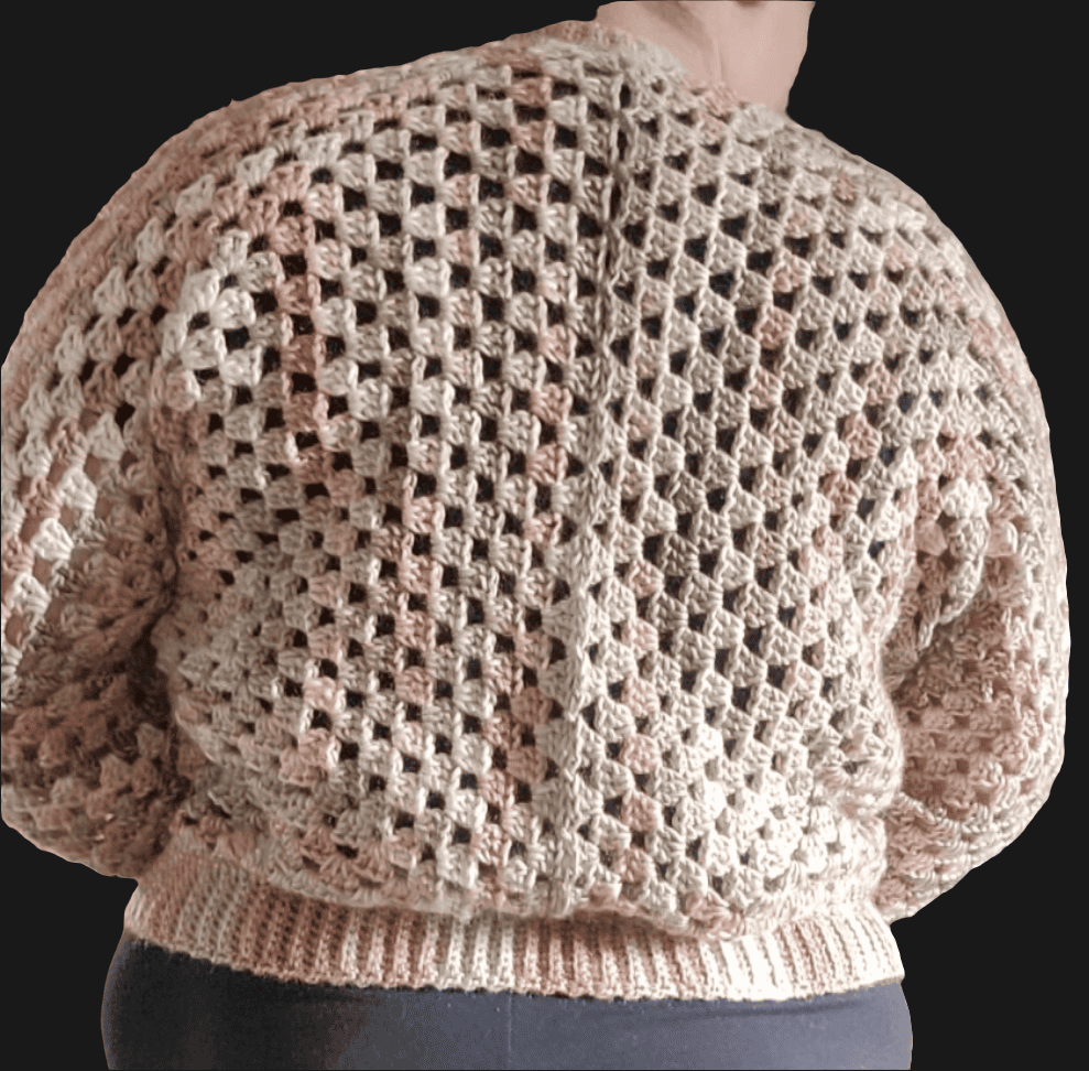 Hexagon Granny Cardigan