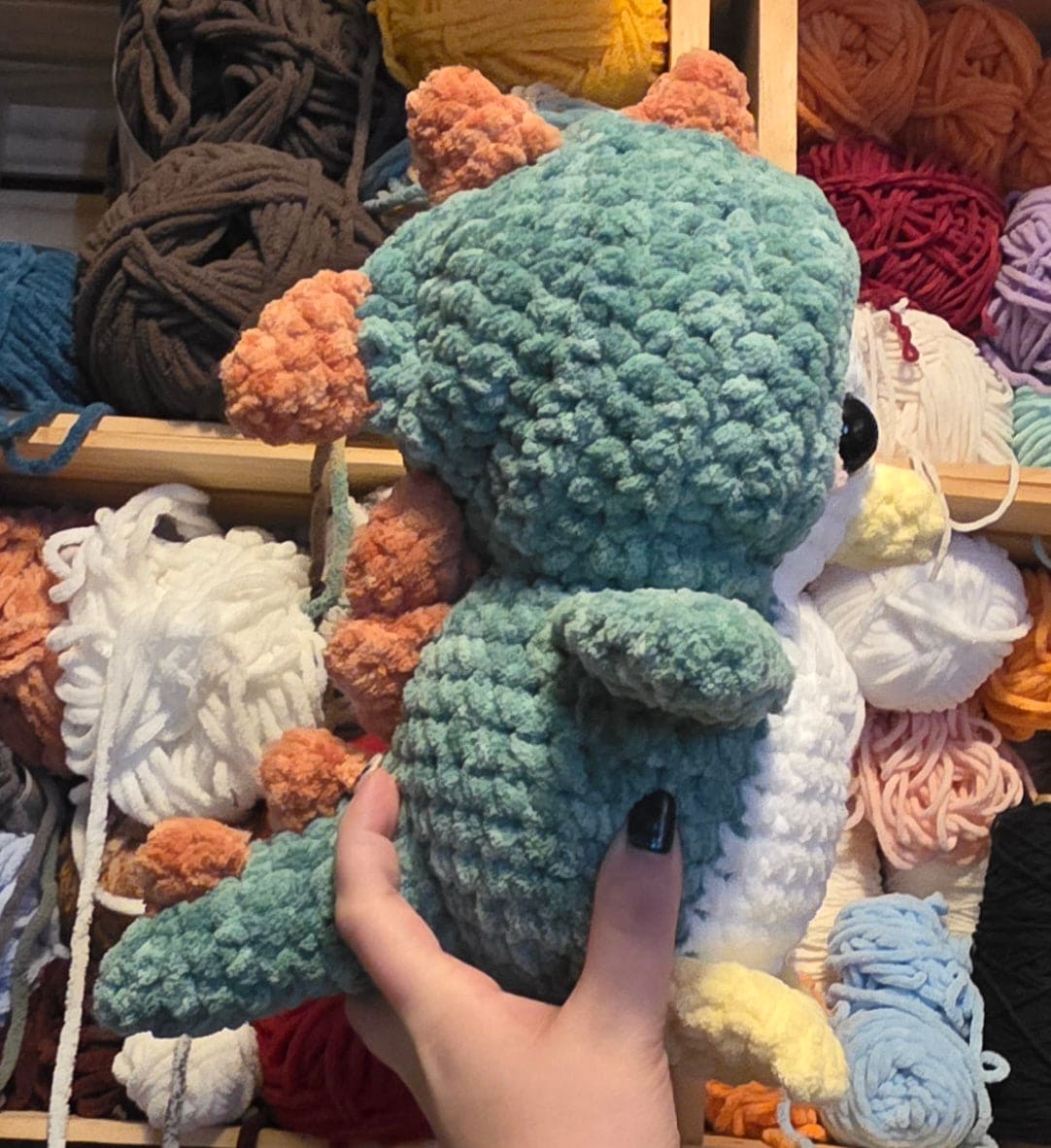 Penguin with Dino Costume