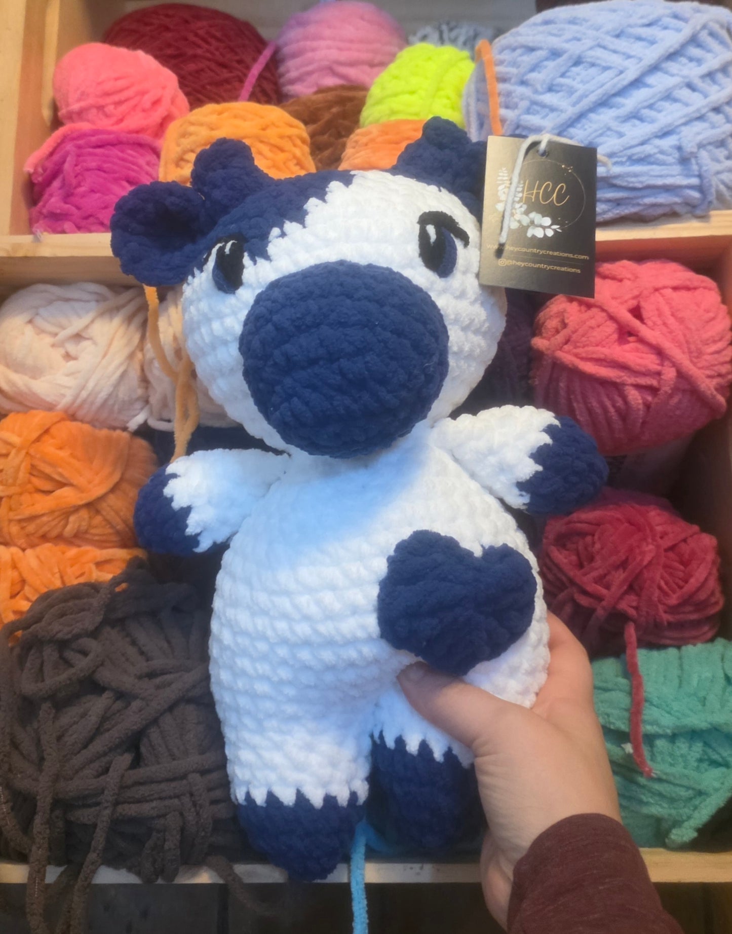 Blueberry Standing Cow