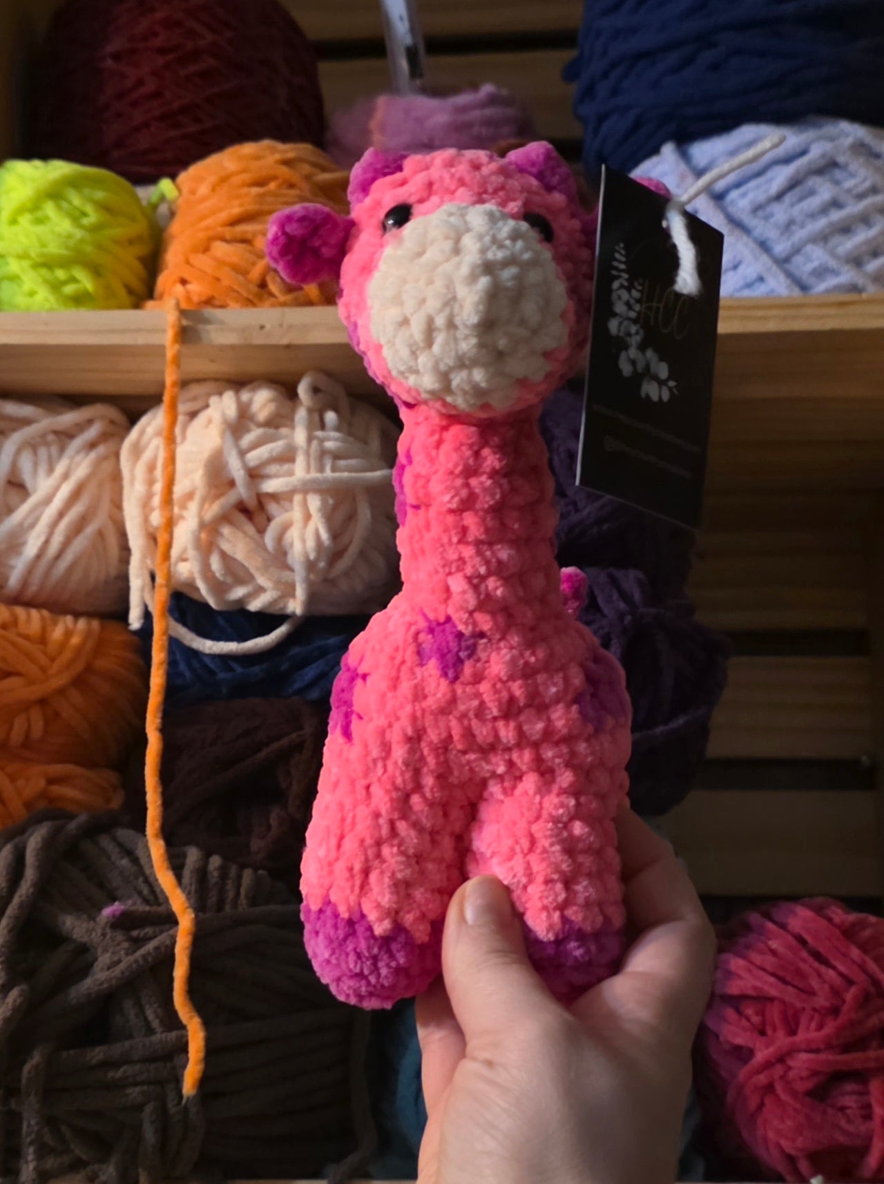 Pink & Purple Giraffe