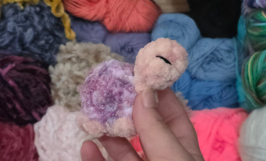 Pink & Purple Tiny Turtle