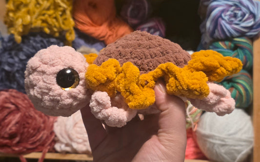 Pink Sunflower Turtle